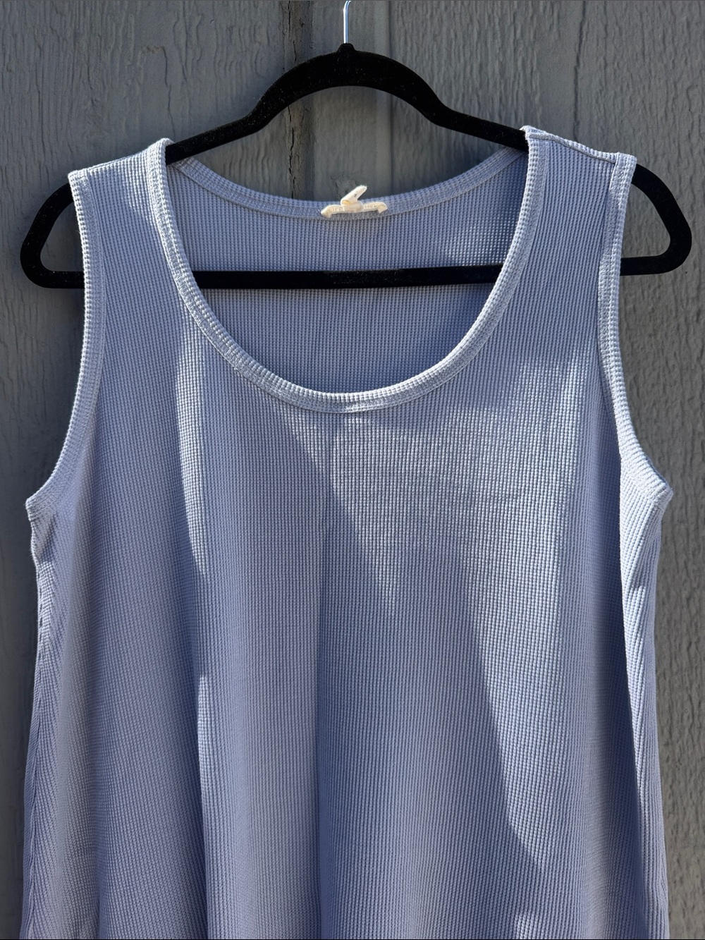 Eileen Fisher Light Blue Sleeveless Knit Organic Cotton Dress Size: M - Picture 5 of 8